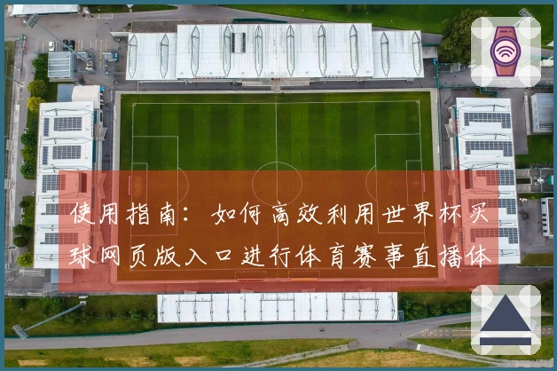 使用指南:如何高效利用世界杯买球网页版入口进行体育赛事直播体验